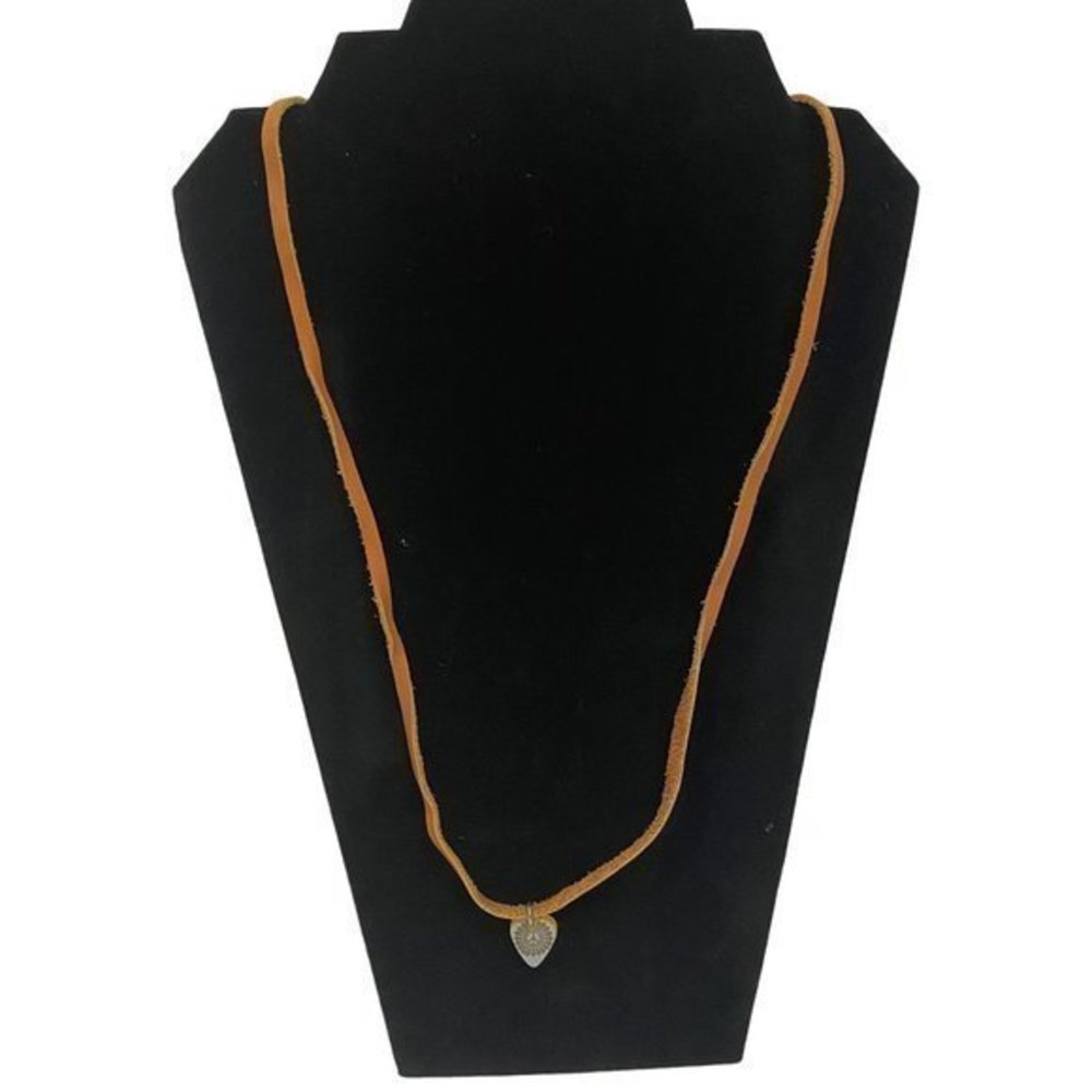 Picks for Peace Leather Cord Guitar Pick Peace Necklace‎
